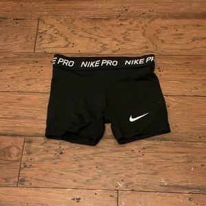 Girls Nike Pro Spandex Shorts - Size S